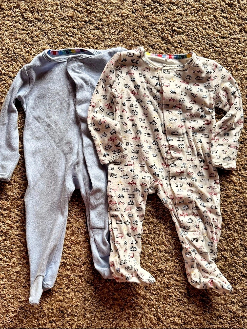 Magnetic Me Baby Boy Footie Pajamas Bundle 0-3M Organic Cotton